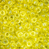 Transparent - Yellow 11/0 Japanese Seed Beads (6in tube)